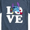 thumbnail image 3 of Lilo & Stitch - Love Cupid Stitch - Men's Short Sleeve Graphic T-Shirt, 3 of 5