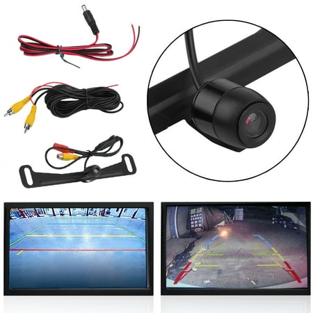 Car Rear View Camera 45 Defgree Backing-up Parking Camera Easy Installation