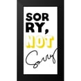 thumbnail image 2 of Villa, Mlli 14x24 Black Modern Framed Museum Art Print Titled - Sorry, 2 of 5