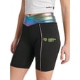 thumbnail image 3 of Justice Girls J-Sport Cross Waistband Piped Active Bike Short, Sizes XS-XXL, 3 of 3