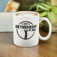 thumbnail image 3 of Shop4Ever My Retirement Plan Golfing Novelty Ceramic Coffee Mug Tea Cup Gift Golf Retiree Gift (White Handle 11 oz.), 3 of 4