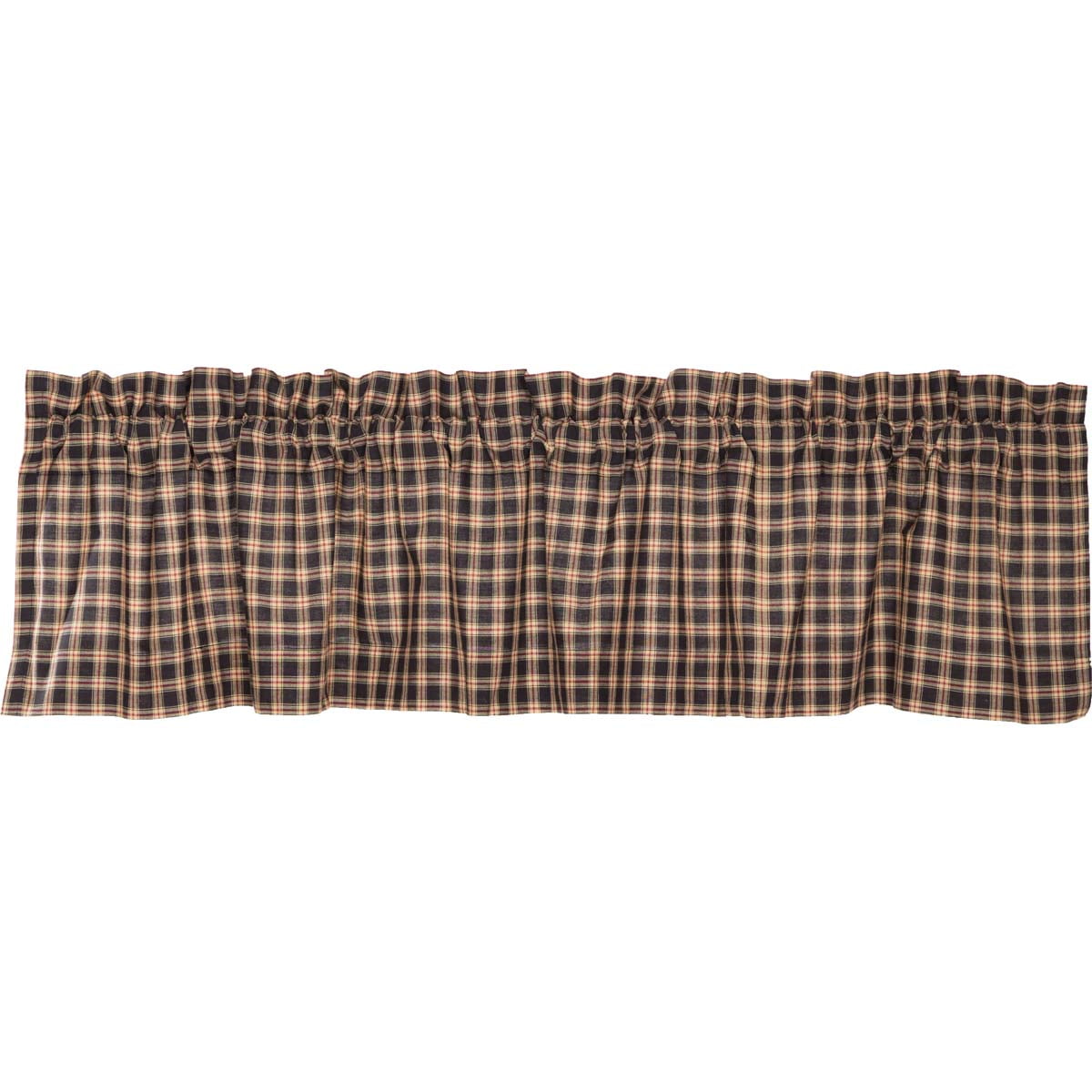 Raven Black VHC Brands Star Cotton Primitive Kitchen Curtains Rod Pocket Appliqued 16x60 Valance Raven Black VHC Brands Star Cotton Primitive Kitchen Curtains Rod Pocket Appliqued 16x60 Valance
