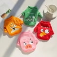 thumbnail image 3 of Camiseta deportiva para mascotas, suéter para gatos, Sudadera con capucha para cachorros, oso de dibujos animados, ropa de cuello redondo para perros pequeños, artículos para mascotas, Otoño e Inviern, 3 of 4