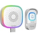 thumbnail image 1 of Wireless Doorbell, Battery Powered Doorbell with RGB Light, IP66 Waterproof USB Mini Kit Plug inBlack, 1 of 5