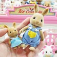 thumbnail image 5 of Muebles para casa de muñecas con familia de animales del bosque, juguetes en miniatura a escala 1/12, accesorios para muñecas de niña, dormitorio, baño, kit de casa de muñecas, 5 of 5