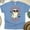 CarolinaBlue, variant on Boo Thang Energy Ghost Graphic Tee | Cute Bubble Tea Shirt for Women, CarolinaBlue, Size S