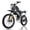 Black, variant on R8 Mini Electric Mountain Bike 48V peak1500W Fat Tire E-Bike 7-Speed with LED Display UL2849 Certified (Ages 15+)