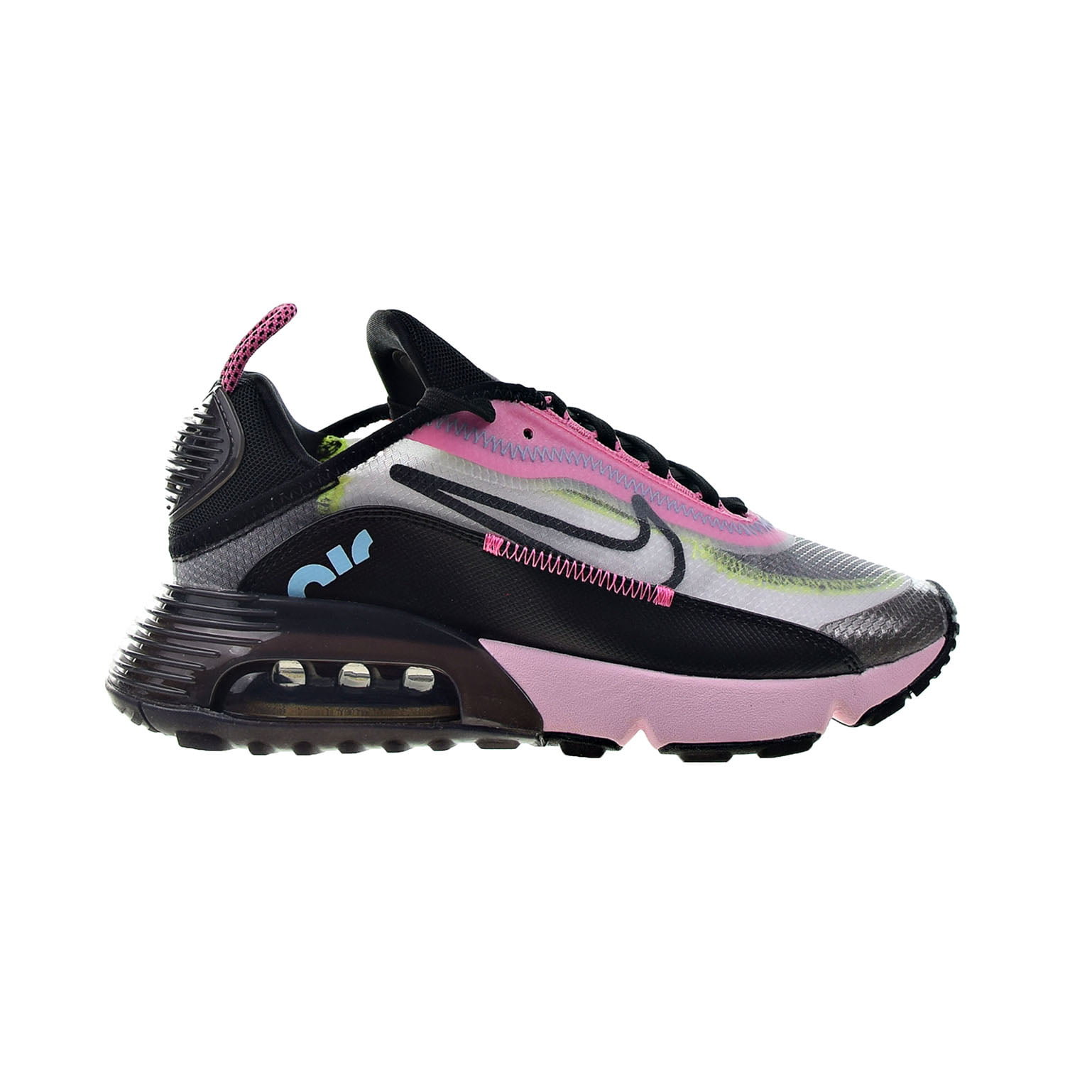 referentie heel fijn Overlappen Nike Air Max 2090 Women's Shoes White-Black-Pink cw4286-100 - Walmart.com