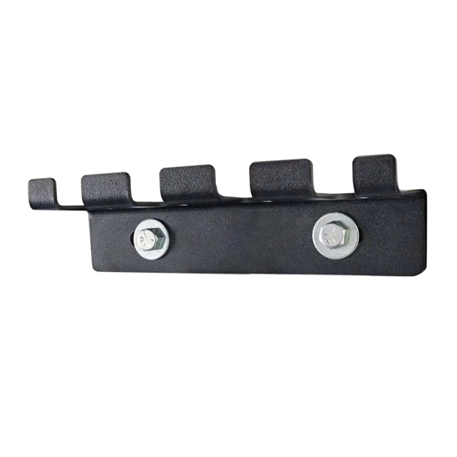DimyFew Barbell Rack, Gym Bar Hooks Squat Rack Wall Mounted Space Saving Heavy Duty Rack Style E