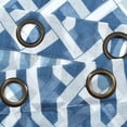thumbnail image 6 of Lush Decor Edward Trellis Sheer Metal Grommets Window Panel, 84" x 52", Gray, Pair, 6 of 11