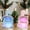 2Pcs: Pink+Blue, variant on 8.66" Happy New Year Christmas Decoration Ornaments with LED Light Tomtes Dwarfs Figures Holiday Decor, Gnome Dolls with Houndstooth Hat Scandinavian Swedish Tomtes Dwarfs Christmas Decoration Gifts