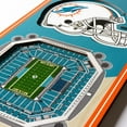 thumbnail image 2 of Miami Dolphins 6'' x 19'' 3D StadiumView Banner, 2 of 3