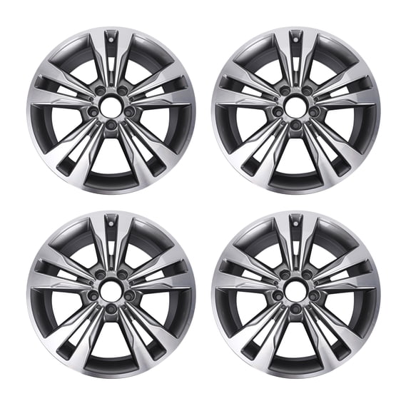 4-Pack 18" Replacement Wheel Rim 18x8.5-inch 5-Lug ET48 Grey, for Mercedes-Benz C300 2015-2021 Rim 85371