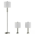 thumbnail image 2 of Lavish Home Table and Floor Lamps Matching Modern Stacked Balls Lighting Energy-Efficient LED Bulbs (Set of 3), 2 of 6