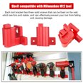 thumbnail image 2 of QIPUNEKY 6Pcs M12 Tool Holder Mount, Dirll Holder Wall Mount for Milwaukee M12 Drill, DIY M12 Tool Holder and Tool Storage, 2 of 6