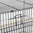 thumbnail image 6 of Yaheetech 47-in Flight Birdcage with Rolling Stand for Small Birds Parrots Parakeets Conures, Black, 6 of 14