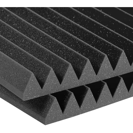 UPC: 0818105012619 | Auralex Acoustics – Studiofoam Wedge – Set of 2 Acoustic Panels – Charcoal