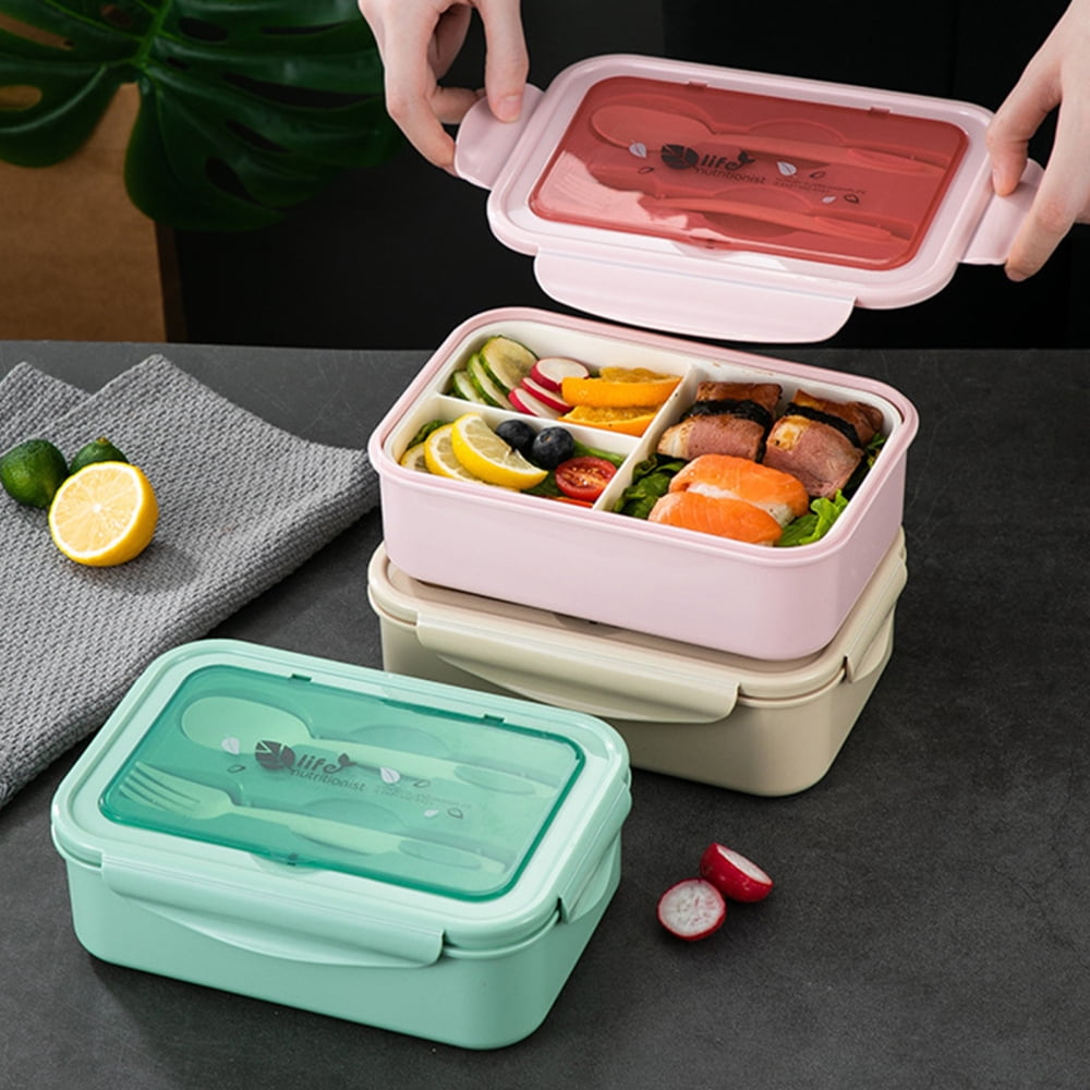 Toolzia Lunch Box Bento Lunch Box for Kids and Adults BPA-Free Microwavable