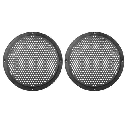 Unique Bargains 2pcs 6.5  Audio Speaker Cover Mesh Subwoofer Horn Guard Decorative Circle Grille Protector Black for Car price history on PriceWatchPro
