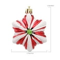 Usmixi Colorful Pumpkin Hexagonal Star Pendant Christmas Tree Pendant