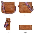 thumbnail image 5 of HKCLUF Crossbody Bag for Women 2pcs Leather Crossbody Bag and Wallet Set With 2 Replacement Guitar Leopard Straps Hobo Handbag, 5 of 9