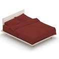 thumbnail image 2 of Swan Comfort Ensemble de Draps en Microfibre - Simple, Chocolat, 2 of 4