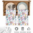 thumbnail image 5 of Easter Gnomes Eggs Kitchen Towels Set of 3, Bunny Ears Spring Flowers Country Rustic Absorbent Dish Towels for Kitchen, Microfiber Hand Towel, Quick Drying Tea Towel for Cleaning Dishcloths, 5 of 7