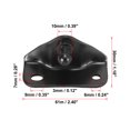 thumbnail image 3 of Unique Bargains 4 Set Vehicle Ball Studs Mounting Brackets for Gas Struts Shocks 61x25x30mm, 3 of 7