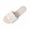 Beige, variant on Open Toe Sandals Slide Slide Square Toe flat sandals for women Flat Arch Flat Heel flat sandals for women Stability Slip-Resistant Flatform