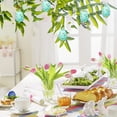 thumbnail image 4 of hengsof Artificial Easter Spray Vine with Pastel Easter Eggs and Berries Decorative Spring Floral Stems Easter Floral Picks Easter Egg Twig Branches Floral Arrangement Centerpiece Wreath Decoration, 4 of 6