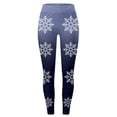 thumbnail image 4 of WILLBEST Leggings de Yoga de Cintura Alta con Estampado de Copos de Nieve Navideños para Mujer, Mallas Elásticas para Entrenamiento Deportivo para Correr Y Fitness Mediana, 4 of 4