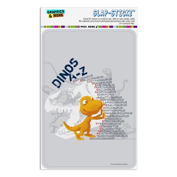 Dinosaurs from A to Z Stacked Names Dinosaur Train Home Business Office Sign