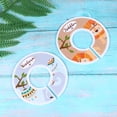 thumbnail image 3 of 8Pcs Clothing Size Divider Plastic Clothes Marking Ring Animal Pattern Garment Size Tag Separation Circle Round Hanger (Assorted Color), 3 of 8