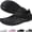 Black, variant on Barefoot Waters Shoes for Women Men Upgrade Wide Toe Box Voyabarefoot Hiking Shoes Non-Slip Adjustable Comfortable Slip-On for Outdoor Hiking & Beach Walking Travel