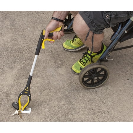 2-Pack 32 Inch and 19 Inch Grabber Reacher with Rotating Jaw - Mobility Aid Reaching Assist Tool