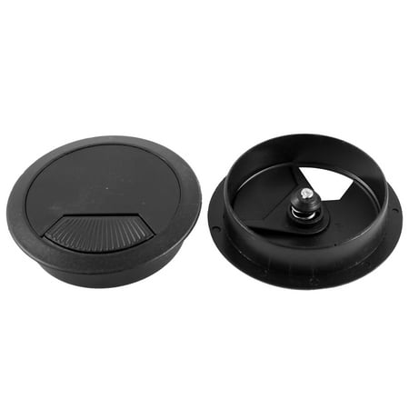 2Pcs 60mm Mounting Hole Diameter Computer Desk Table ...