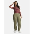 thumbnail image 2 of Madden NYC Women's Poplin Pants, 31" Inseam, Sizes XXS-XXL, 2 of 5