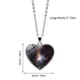 thumbnail image 3 of Xihbxyly Ofertas relámpago de hoy Prime Collar de doble cara en colgante de corazon del universo y galaxia del sistema solar, 3 of 5