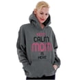 thumbnail image 4 of Funny Keep Calm Mom is Here Meme Hoodie Sweatshirt Women Brisco Brands L, 4 of 4