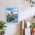 thumbnail image 5 of Grooved 8 in. x 10 in. Blue Picture Frame Set (Set of 4), 5 of 6