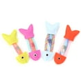 thumbnail image 3 of Flmtop Cartoon Fish Hose Spring Matatabi Bouncing Cat Toy Boredom Relieve Pet Supplies Blue, 3 of 8