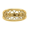 thumbnail image 5 of 14K Mesh Ring Tapered Band Ring K4618, 5 of 7