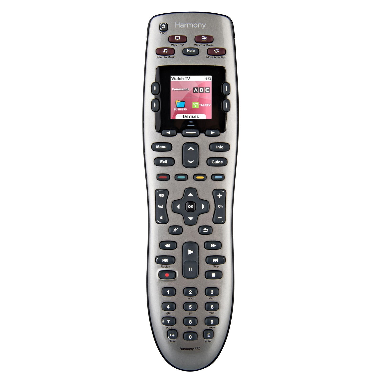 logitech harmony 650 windows 10