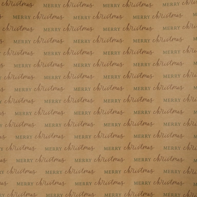 Multicolor Assorted Cabin Chic Christmas Wrapping Paper, 60 sq ft