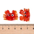 10 pc Handmade Lampwork Beads Crab 17~18.5x23~24.5x7~8.5mm Hole: 2mm ...