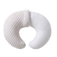 thumbnail image 1 of Almohada de lactancia QUENESS 60 x 50 x 19 cm beige con funda suave, 1 of 8