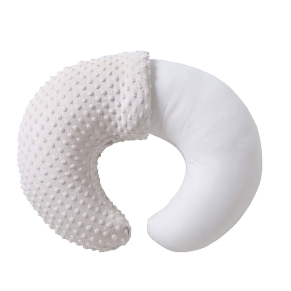 Almohada de lactancia QUENESS 60 x 50 x 19 cm beige con funda suave