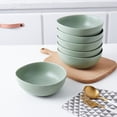thumbnail image 2 of Stone + Lain Delilah Porcelain Collection Dish Set, 6 Bowls (6-inch) Service for 6, Honeydew, 2 of 6