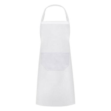 

1PCS 65x75cm Pure Cotton Comfortable Kitchen Apron Apron DIY White New D7I3