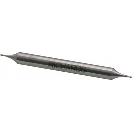 

Made in USA 1/32 Diam 3/64 LOC 2 Flute High Speed Steel Ball End Mill